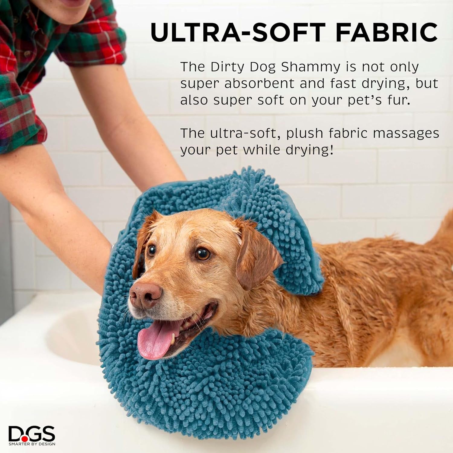 Transform Bath Time: The Ultimate Pet Shammy Towel - Super Absorbent, Quick-Dry Microfiber Magic! 🐶✨